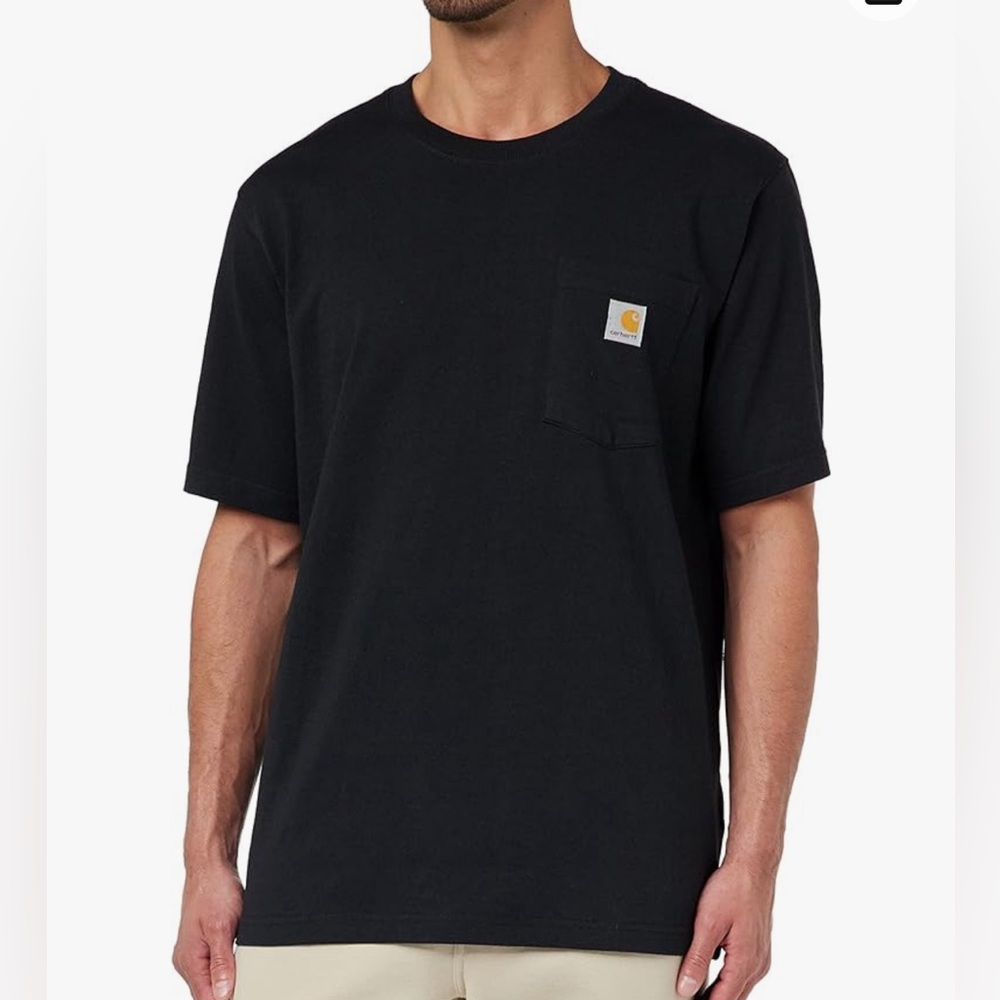 NWT Carhartt Men's Tall Relaxed Fit Heavyweight Short-Sleeve Pocket T-Shirt Sz L